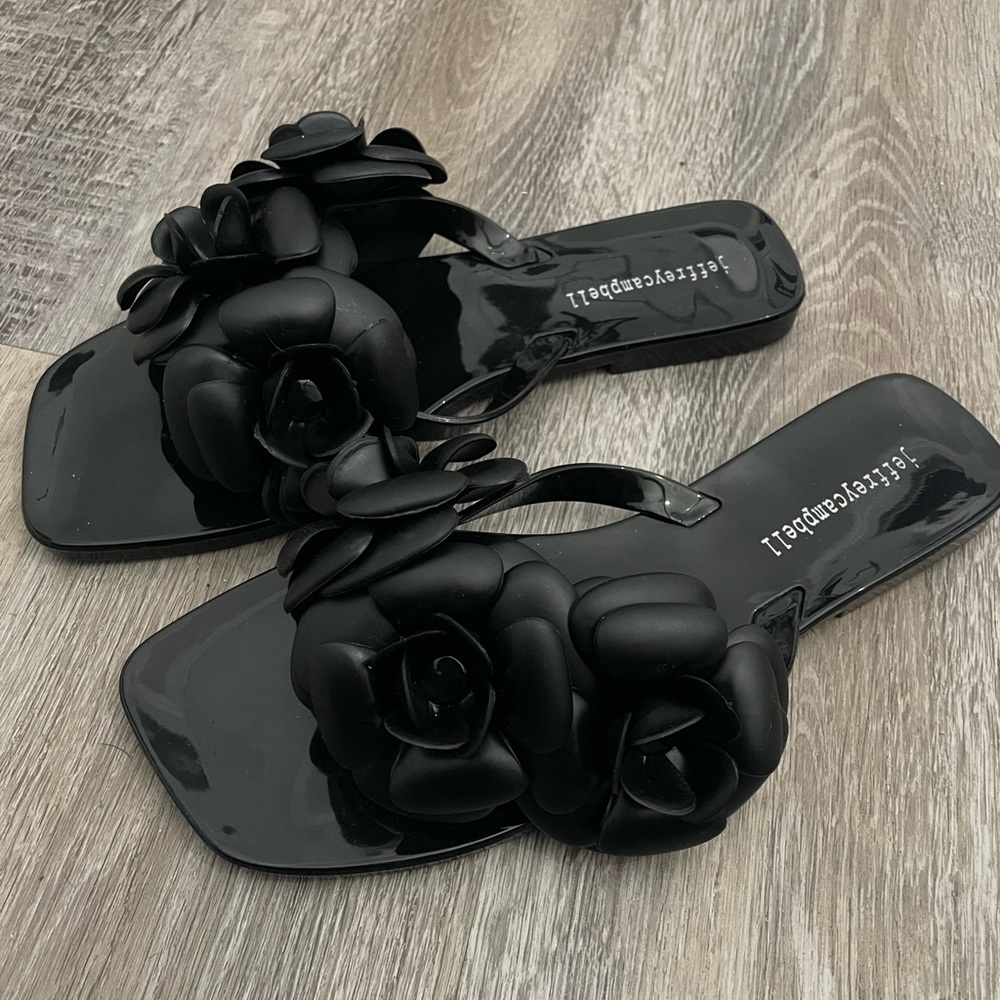 Never worn Jeffrey Campbell sandals